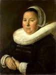 Frans Hals - Portrait of a Middle-Aged Woman with Hands Folded